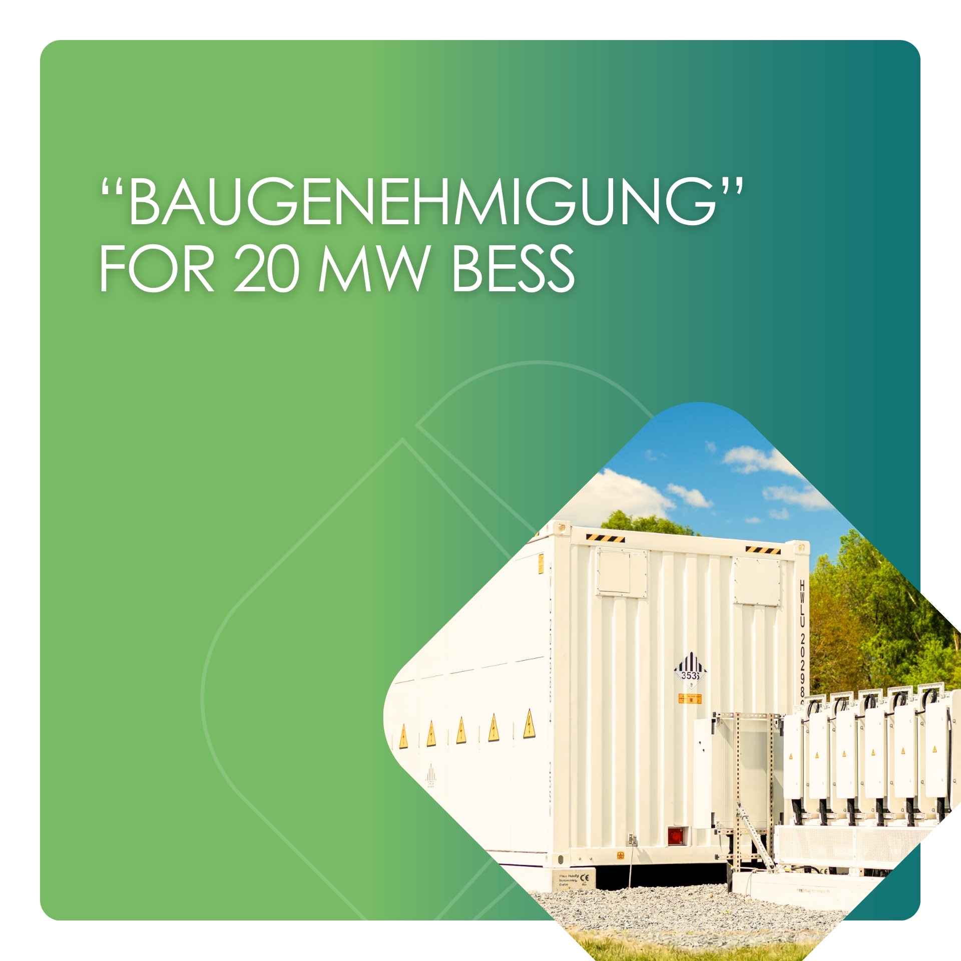 Bsugenehmigung BESS Haderau-Hademarschen