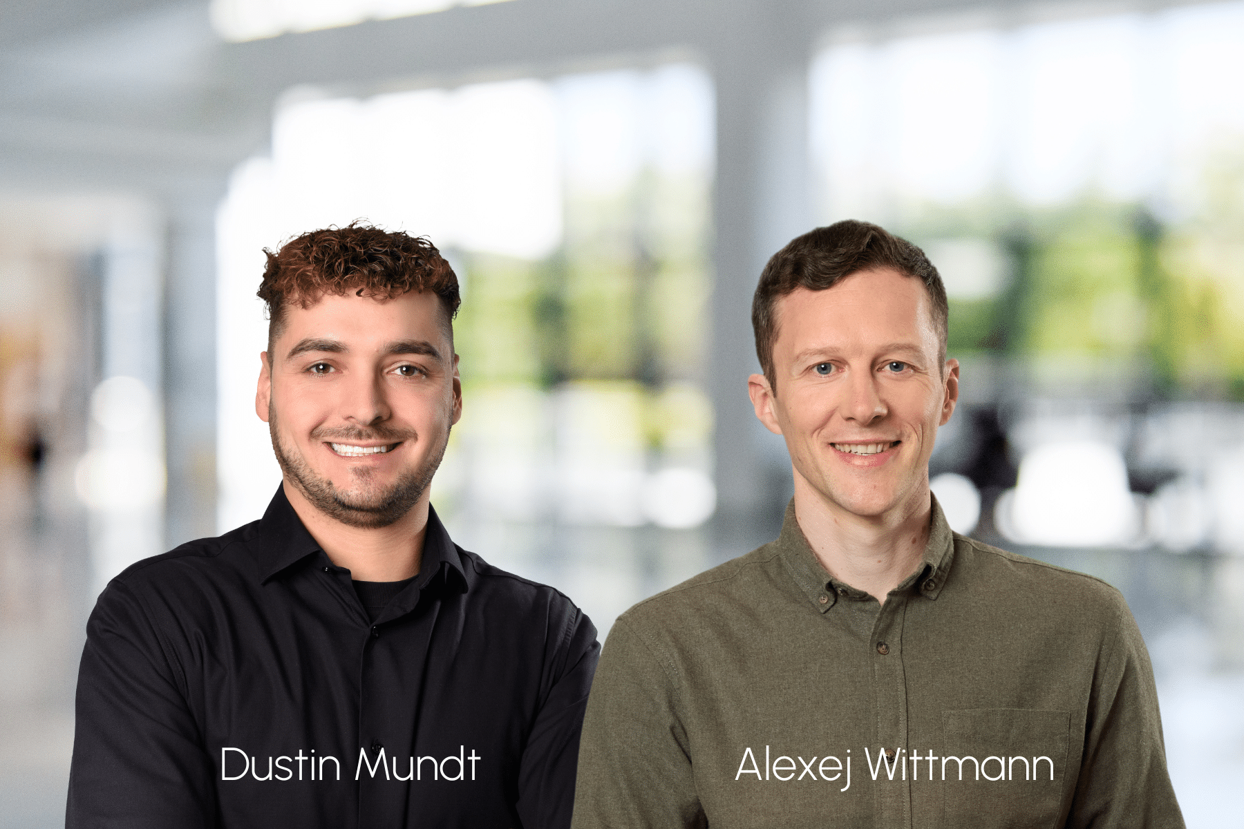 greentech Mitarbeiter Alexej Wittmann und Dustin Mundt Team Leads Technical Asset Management