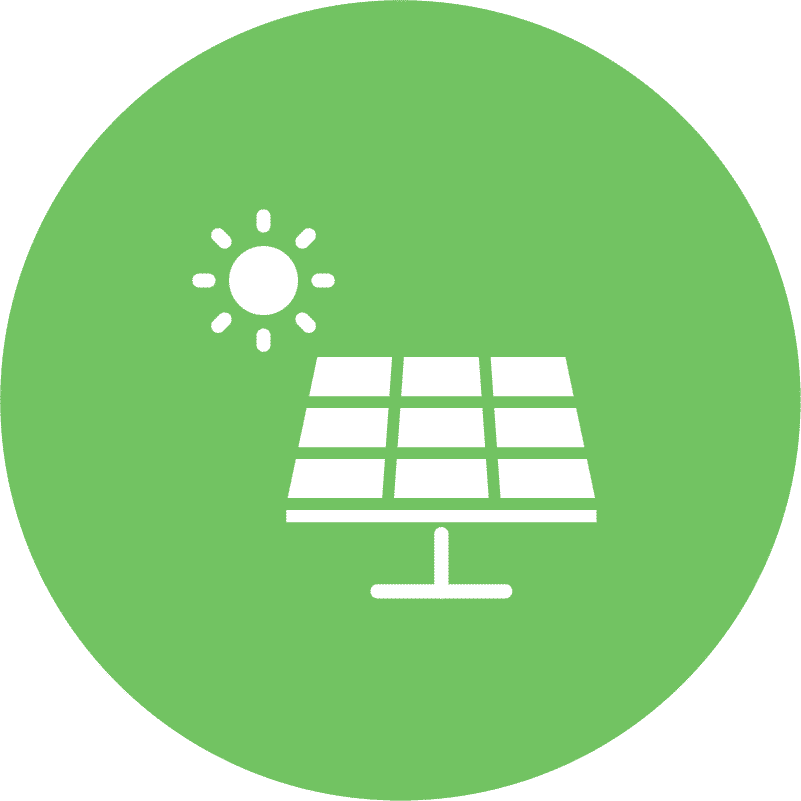 icon solar power plants